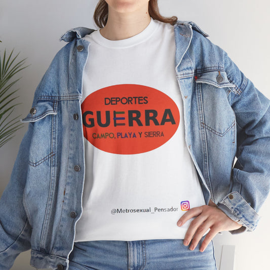 Camiseta deportiva retro - Camiseta unisex de algodón grueso, ideal para playa, camping, regalo divertido, estilo vintage, ropa informal moderna, ropa para entusiastas del deporte.